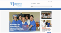 Desktop Screenshot of krankenhaus-korbach.de